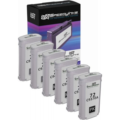  Speedy Inks Remanufactured Ink Cartridge Replacement for HP 72 High Yield (2 Photo Black, 2 Matte Black, 2 Gray, 6-Pack)
