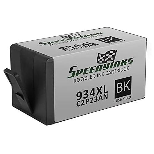  SPEEDYINKS Speedy Inks Remanufactured Ink Cartridge with Chip Replacement for HP 934XL & HP 935XL High Yield (1 Black, 1 Cyan, 1 Magenta, 1 Yellow, 4-Pack)