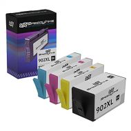 Speedy Inks Compatible Ink Cartridge Replacement for HP 902XL (1 Black, 1 Cyan, 1 Magenta, 1 Yellow, 4-Pack)