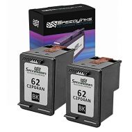 Speedy Inks Remanufactured Ink Cartridge Replacement for HP 62 C2P04AN (Black, 2-Pack)