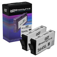Speedy Inks Compatible Ink Cartridge Replacement for HP 564XL CN684WN High Yield (Black, 2-Pack)