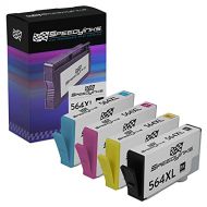 Speedy Inks Compatible Ink Cartridge Replacement for HP 564XL High Yield (Black, Cyan, Magenta, Yellow, 4-Pack)