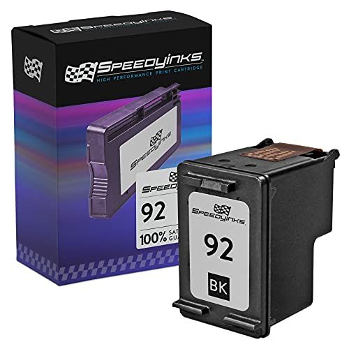  Speedy Inks Remanufactured Ink Cartridge Replacement for HP 92 (Black)