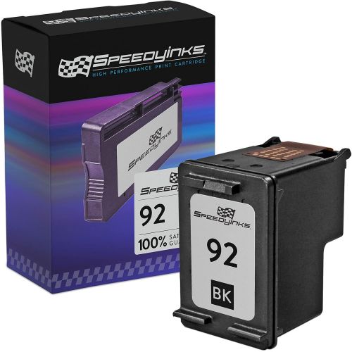  Speedy Inks Remanufactured Ink Cartridge Replacement for HP 92 (Black)