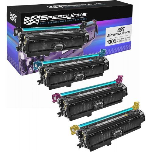  Speedy Inks Remanufactured Toner Cartridge Replacement for HP 651A (1 Black, 1 Cyan, 1 Magenta, 1 Yellow, 4-Pack)