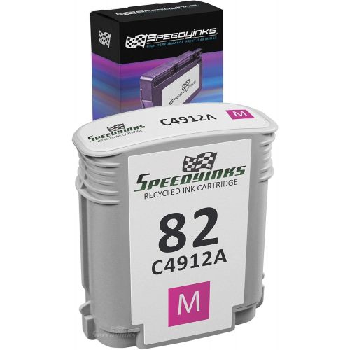  SPEEDYINKS Speedy Inks Remanufactured Ink Cartridge Replacement for HP 82 C4912A (Magenta)