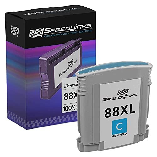  Speedy Inks Remanufactured Ink Cartridge Replacement for HP 88XL C9391AN High Yield (Cyan)