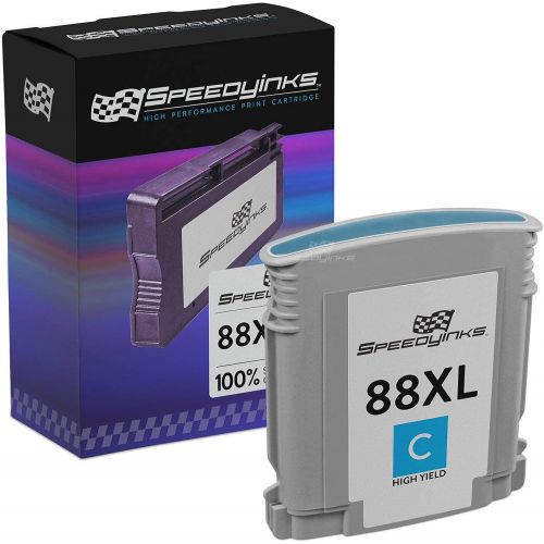  Speedy Inks Remanufactured Ink Cartridge Replacement for HP 88XL C9391AN High Yield (Cyan)