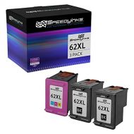 Speedy Inks Remanufactured Ink Cartridge Replacement for HP 62XL High-Yield (2 Black & 1 Color, 3-Pack)