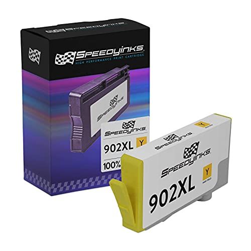  Speedy Inks Compatible Ink Cartridge Replacement for HP 902XL High-Yield (Yellow)