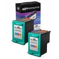 Speedy Inks Remanufactured Ink Cartridge Replacement for HP 93 C9361WN (Tri-Color, 2-Pack)