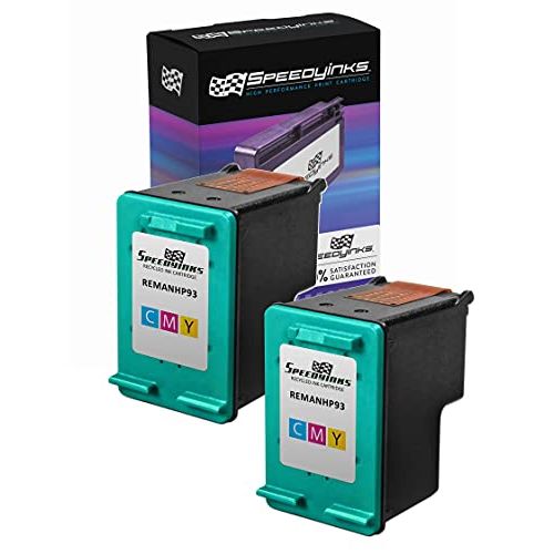  Speedy Inks Remanufactured Ink Cartridge Replacement for HP 93 C9361WN (Tri-Color, 2-Pack)