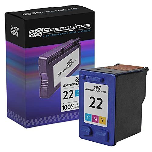  Speedy Inks Remanufactured Ink Cartridge Replacement for HP 22 C9352AN (Tri-Color)