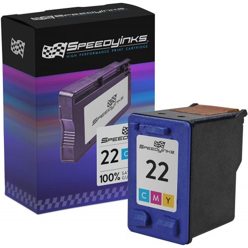  Speedy Inks Remanufactured Ink Cartridge Replacement for HP 22 C9352AN (Tri-Color)