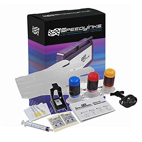  SPEEDYINKS Speedy Inks Ink Refill Kit for HP 61 (Color)