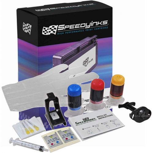  SPEEDYINKS Speedy Inks Ink Refill Kit for HP 61 (Color)