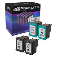 Speedy Inks Remanufactured Ink Cartridge Replacement for HP 94 and HP 95 (2 Black, 2 Color, 4-Pack)