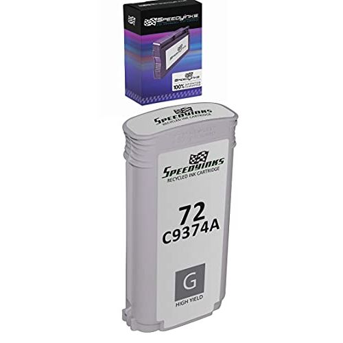  Speedy Inks Remanufactured Ink Cartridge Replacement for HP 72 C9374A High-Yield (Gray)