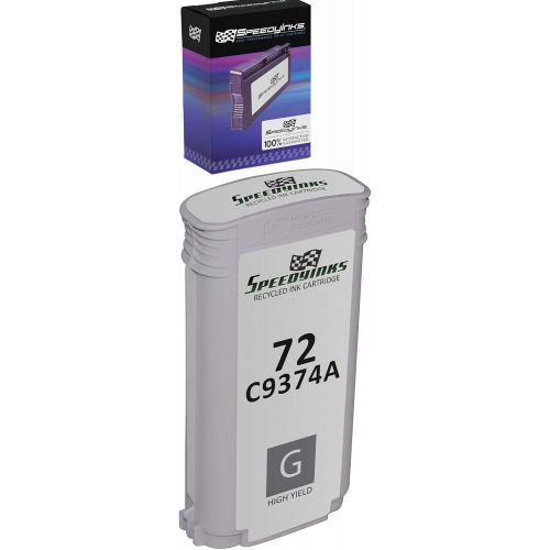  Speedy Inks Remanufactured Ink Cartridge Replacement for HP 72 C9374A High-Yield (Gray)