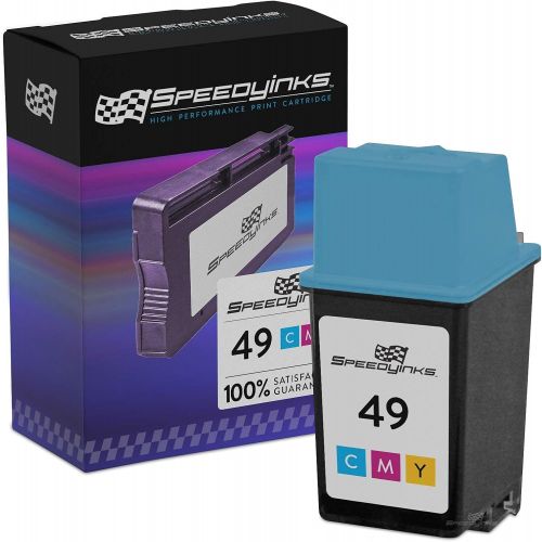  Speedy Inks Remanufactured Ink Cartridge Replacement for HP 49 (Tri-Color)