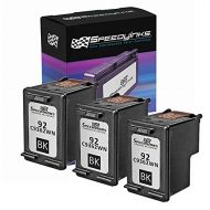 Speedy Inks Remanufactured Ink Cartridge Replacement for HP 92 (Black, 3-Pack)