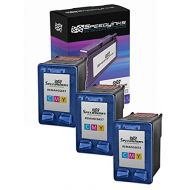 Speedy Inks Remanufactured Ink Cartridge Replacement for HP 57 (Tri-Color, 3-Pack)