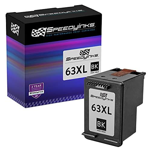  Speedy Inks Remanufactured Ink Cartridge Replacement for HP 63XL F6U64AN High Yield (Black)