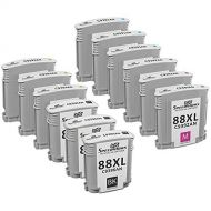 Speedy Inks - 12PK Remanufactured Replacement for HP 88XL C9396AN C9391AN C9392AN C9393AN Ink Set: 3ea BCMY for use in HP OfficeJet Pro K5400 K5400dn K5400dtn K5400tn K550 K550dtn