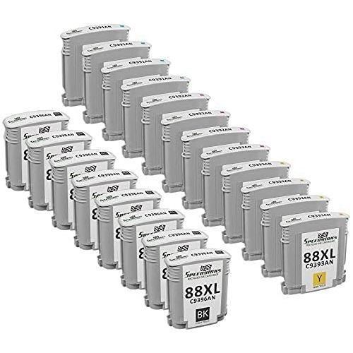  Speedy Inks - 12PK Remanufactured Replacement for HP 88XL C9396AN C9391AN C9392AN C9393AN Ink Set: 3ea BCMY for use in HP OfficeJet Pro K5400 K5400dn K5400dtn K5400tn K550 K550dtn