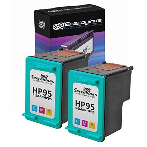  Speedy Inks Remanufactured Ink Cartridge Replacement for HP 95 (Tri-Color, 2-Pack)