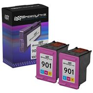 Speedy Inks Remanufactured Ink Cartridge Replacement for HP 901 (Color, 2-Pack)