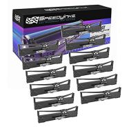 SPEEDYINKS Speedy Inks Compatible Printer Ribbon Cartridge Replacement for Epson S015329 (Black, 12-Pack)