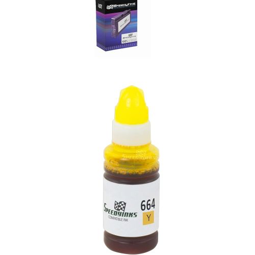  Speedy Inks - Remanufactured Yellow Ink for Epson 664 T664420 for use in Epson Expression ET-2500, Epson Expression ET-2550, Epson Expression ET-4500, Epson Expression ET-4550