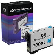Speedy Inks Remanufactured Ink Cartridge Replacement for Epson 200XL High Yield (Cyan)