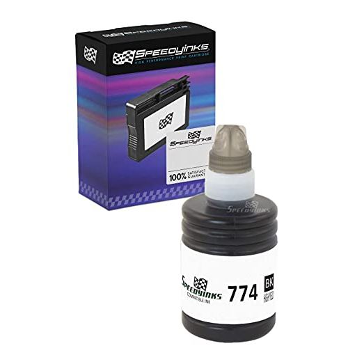  Speedy Inks Compatible Ink Bottle Replacement for Epson 774 High Capacity (Black)