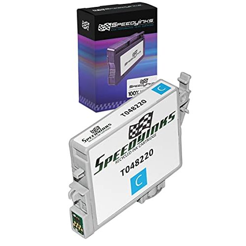  Speedy Inks Remanufactured Ink Cartridge Replacement for Epson 48 (Cyan)