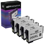 Speedy Inks Remanufactured Ink Cartridge Replacement for Epson T200XL120 ( Black , 4-Pack )