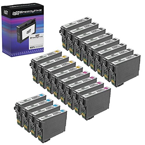  Speedy Inks Remanfactured Ink Cartridge Replacement for Epson 220XL High-Yield (8 Black, 4 Cyan, 4 Magenta, 4 Yellow, 20-Pack)