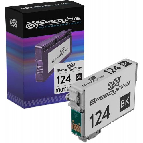  Speedy Inks Remanufactured Ink Cartridge Replacement for Epson 124 (Black)