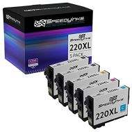 Speedy Inks Remanufactured Ink Cartridge Replacement for Epson 220XL High Capacity (2 Black, 1 Cyan, 1 Magenta, 1 Yellow, 5-Pack)
