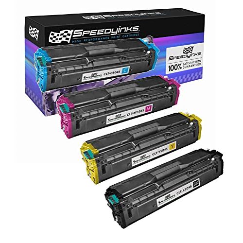  Speedy Inks Toner Cartridge Replacement for Samsung CLT-504S Series (Black, Cyan, Magenta, Yellow, 4-Pack)