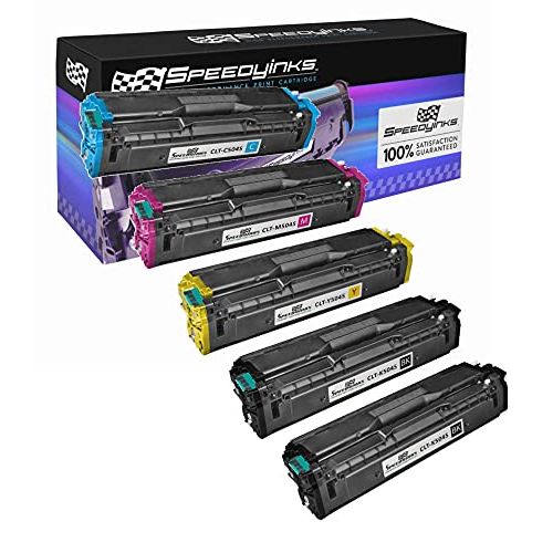  Speedy Inks Toner Cartridge Replacement for Samsung CLT-504S Series (2 Black, 1 Cyan, 1 Magenta, 1 Yellow, 5-Pack)