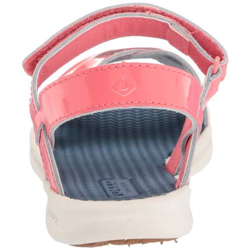  SPERRY Girls Spring Tide Sandal, Coral Patent, 120 Medium US Little Kid