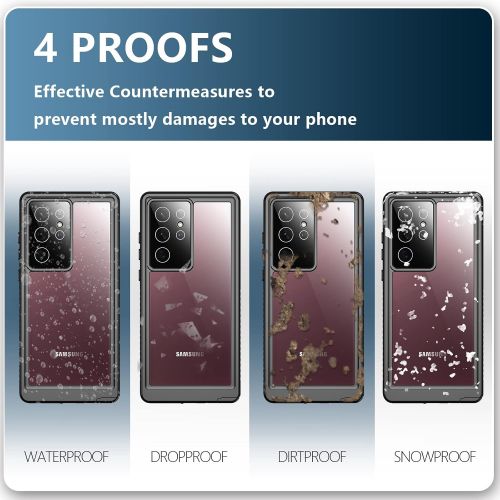  [아마존베스트]SPIDERCASE Case Compatible with iPhone 12 Pro Max Case - Clear