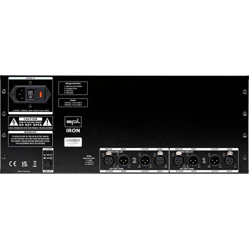  SPL Iron V2 Two-Channel Tube Mastering Compressor (All Black)