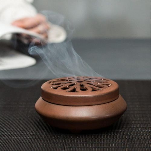  인센스스틱 SPNEC LQGSYT Ceramic Zen Incense Burners Incense Coil Holder Classical Hollow Incense Buddha Stick Incense Lore Living Room Decor (Color : B, Size : One Size)