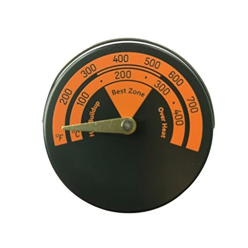  SPNEC FSJJD Fireplace Fan Stove Thermometer for Log Wood Burner Barbecue Oven Temperature Gauge Tool (Color : A, Size : 63x9mm)