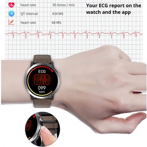  SPOREX SG5 Smart Watch Health Focused Heart Rate, Blood Pressure & Blood Oxygen Monitor, Fitness Tracker, Smartwatch Android Phones and iPhone Compatible; Waterproof; Sport Smartwa