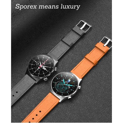  SPOREX Smartwatch for Android Phones (Black Silicon)