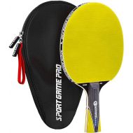 Ping Pong Paddle with Killer Spin + Case for Free - Professional Table Tennis Racket for Beginner and Advanced Players - Improve Your Ping Pong Skills with JT Ping Pong Paddle Set